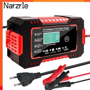 Neue Automobilbatterie 12V Impulsreparatur LCD Display Smart Fast Ladung AGM Deep Cycle Gel Lead-Sacid-Ladegerät für Auto-Motorrad