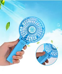 Вновь заряжаемый USB Mini Portable Foldable Electric Desk Hand Hand Pocket Fan Fan Makes Wise Summer E0704