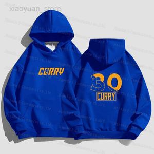 Męska bluza z kapturem Golden State bluza z kapturem Curry Basketball luźna konstrukcja drukowana bluza z kapturem z długim rękawem Warriors czarna bluzka 6xl HKD230704