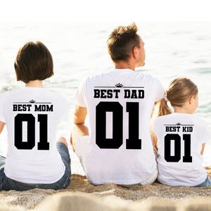 Family Matching Outfits Custom Family Shirts Dad Mom Kids Boy Sport Shirt Name Number Shirt Birthday Party Girl Clothes Children Outfit Clothing 01 230704