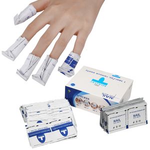 Trattamenti per unghie Clou Beaute 200 Pz Rimozione Wraps Gel Polish Easy Soak Off Remover Burst Magic Wipes 230704