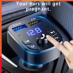 Upgrade 12-24V Car Bluetooth FM Transmitter 87.5-108 mhz Audio Car Mp3 Player 5V Output USB Auto Car Fast Charge Electronic Accessories