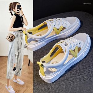 Soft Sandals Real Leather Bag Head Sports Women s Outer Wear Summer Student All match Flat Casual White Shoes Woman Caual Shoe