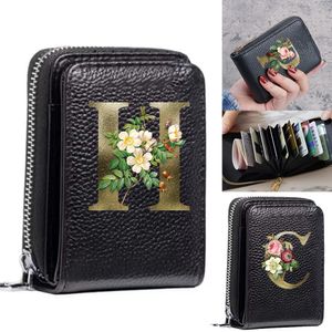 女性のための財布高級デザイナー財布財布固体かわいい小さな財布 PU クラッチ財布ゴールデンフラワーレターシリーズコインポケット
