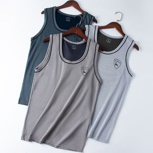 Regatas masculinas Roupa íntima masculina sem mangas Top colete muscular sólido Camisetas com decote em O Esporte T-shirt Colete masculino Regata de musculação 230704