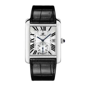 비즈니스 시계 디자이너 시계 남자 시계 패션 시계 자동 기계식 움직임 316L 스테인리스 스틸 가죽 시계 밴드 사파이어 유리 오로그리오 디 루소