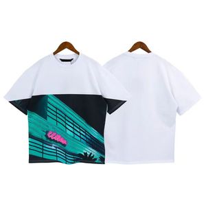 T-shirt da uomo nuove di design estive con scollo tondo piccolo per uomo e T-shirt di marca di lusso da donna con maniche corte e magliette da coppia unisex di alta qualità in estate