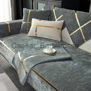 Pokrywa krzesła Luksusowa sofa osłony non poślizgowej sofa pokrywa l Kształt kanapa szezlata Couch Couch Couch Couch Universal Sofa Redel Proteel Decor Home Decor x0703