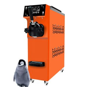 Linboss yeni stil ticari paslanmaz çelik yumuşak servis dondurma makinesi dondurma rulo, makine yumuşak buz makinesi yapmak 7 gün boyunca temiz