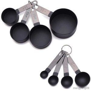 Measuring Tools Measuring Spoon Stainless Baking Tea Coffee Kitchen Scale Measuring Cup Measuring Spoons Set R230704