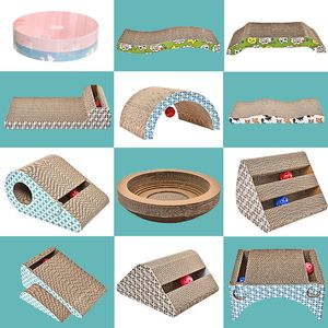 Cat Furniture Scratchers Cat Scratch Board Pad Grinding Nails Interactive Protecting Furniture Cat Toy Corrugated Large Size Catw Scratcher Toy Cardboard 230704