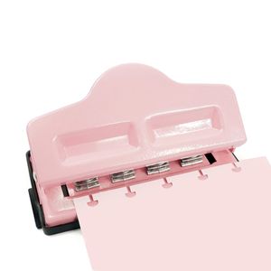 KWtriO Office Supplies Desk Accessories 4-Hole Mushroom Punch Loose Leaf Binder Creative DIY Tool for Notebooks and Planners