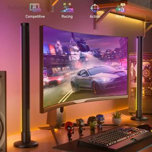 PC TV Oyun Oturma Odası Masaüstü Lambası HKD230704 için Akıllı RGB Işık Bar Gece Işıkları