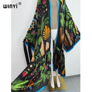 Ukrywanie winyi bikini ukrycia czarne retro moda drukowania samozwańczy kobiet letnie ubranie kimono sukienka plażowa noszenie kombinezonu pływającego