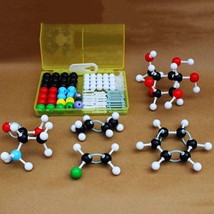 Annat kontorsmaterial för skolmaterial Kemisk molekylmodellsats Organisk oorganisk kemi Molekyler 50 atomer strukturuppsättning Vetenskap Undervisningsexperiment 230703