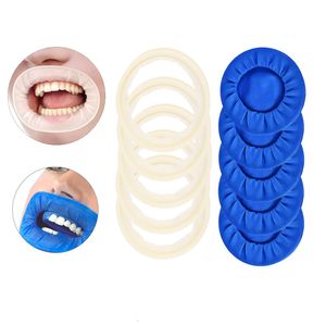 Other Oral Hygiene 10pcs Rubber Dam Dental Mouth Opener Dentistry Cheek Retractors O Shape Tooth Whitening dentistry materials 230704