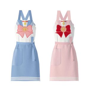 Sexy Set Sailor moon Crystal Star grembiule costume Cooking Baking Grembiule da cucina costume cosplayHKD230703