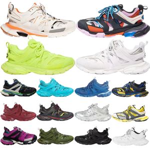 Дизайнеры повседневная обувь трек 3.0 Tess.S Gomma Sneakers Trade Shoes Shoes Paris Men Women Triple White Black Pink Grey Beige Orange Blue Tracks 3 Sport Sneaker