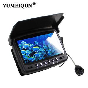 Fish Finder YUMEIQUN 15M Fotocamera da pesca subacquea Fotocamera HD 1000TVL impermeabile per la pesca invernale Monitor da 4,3 pollici Fotocamera Fishfinder LED IR HKD230703