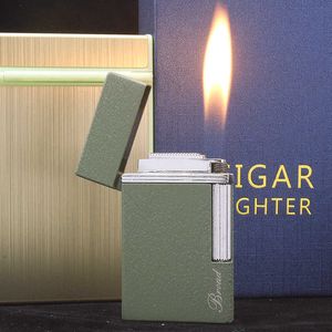 Classic Ultra-thin Lang Statement Fire Grinding Wheel Lighter Steel Sound Crisp Sound Inflatable Soft Fire Ignition DZNVNo Gas