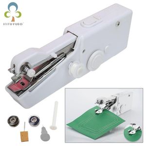 Number Portable Mini Hand Sewing Hine Quick Handy Sew Needlework Clothes Fabrics Household Electric Sewing Hine Gyh