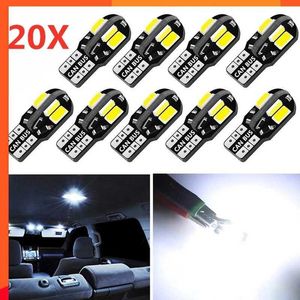 Upgrade 20/10/2pcs Wewnętrzna żarówka W5W T10 LED 5730 8SMD CANBUS Błąd Bezpłatny 12V 194 168 Mapa światła kopuły światła Parking Auto Signal Lampa