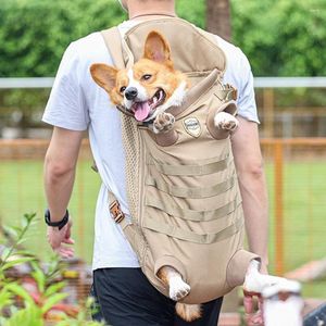 Обложка для домашнего сиденья для собак рюкзак для питомника мягкие дышащие ноги без рук.