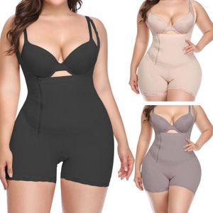 Modelador feminino NEMOLEMON tamanho grande pós-lipoaspiração cinta bodysuit modelador de cintura com zíper de alta qualidade