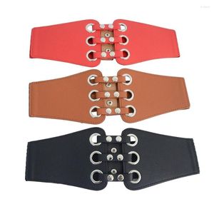 Cinture Rosso Marrone Nero Cintura di lusso da donna Moda elegante Abito Cinturino Cinturino in vita Perline Bionic Lady Elastic SCM0112