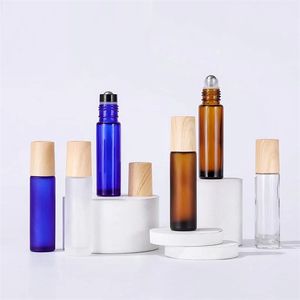 10ml cam rulo şişeler buzlu bardaklar rulo boncuklu şişe buzlanma parfüm şişesi taşınabilir mini kozmetikler boş şişe t9i002360