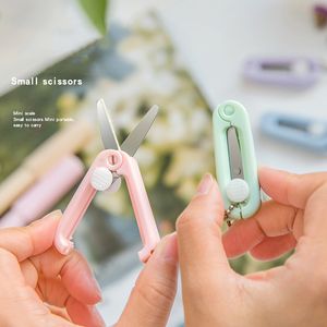 Office Scissors MOHAMM 1 Piece Mini Portable Cutting Safe Scissors for Multipurpose Office School Supplies Craft Sewing DIY Scrapbooking 230703