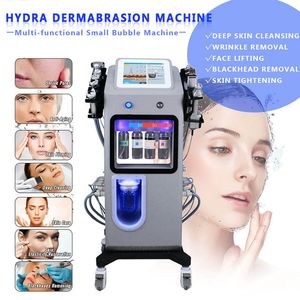 2023 Newest 12 in 1 Hydra Cleaning Facial Machine Aqua Water Oxygen Facial Machine BIO RF Face Lifting Wrinkle Removal Machine