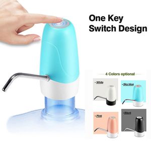 Other Drinkware Water Dispenser USB Water Pump 19 Liters for Bottle Mini Automatic Electric Water Gallon Bottle Pump Drink Dispenser With Tube 230704