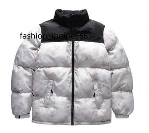 Nf Mens Down Jacket Puffer Coat Woman Parkas Fashion With Classic Letter Hooded Large Pocket Jackets Winter Warm Short Cotton Coat958