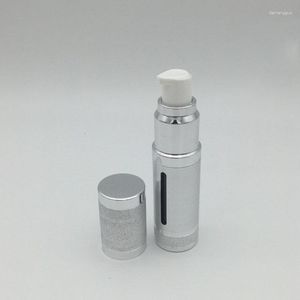 Bottiglie di stoccaggio Vuoto argento/oro da 30 ml con emulsione per finestra Contenitore cosmetico per pompa Lozione Bottiglia vuota per la cura della pelle