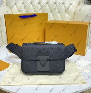 7A Quality S Lock Sling Bag Designer bag womens Mens Genuine Leather Fanny Pack Waist Bags Crossbody bag Purse Wallet bum bag Handbags Chest bag Belt Bag Bumbag with Box