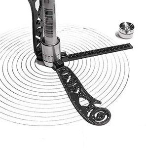 Altri accessori da scrivania Disegno multifunzionale Righello Mappa magnetica Goniometro Strumenti per cucire Cerchi Bussola Piega Misura Sarti Modello Forniture per studenti 230703