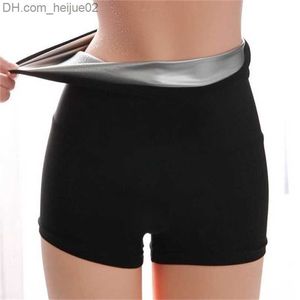 Waist Tummy Shaper Women Sauna Sweat Pants Thermo Fat Control Ling Body Shapers Fitness Stretch Panties Waist Slim Shorts Z230706