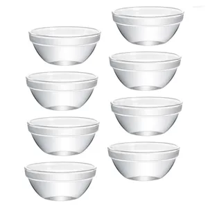 Set di stoviglie Bozai Ciotola per torta Gadget da cucina in vetro per uso domestico Utensili per gelatina Mousse Budino Coperchio contenitore rotondo