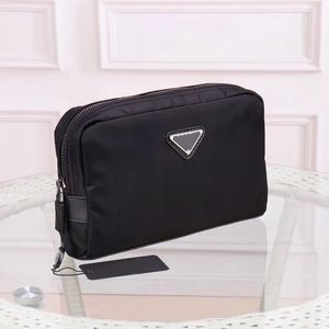 Make Up Bags Nylon Waterproof Unisex Cosmetic Bag Wash Purse Black Toiletries Make Up Pouch