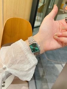 숙녀 시계 럭셔리 패션 쿼츠 시계 23mm 다이얼 스테인리스 스틸 스트랩 다이아몬드 시계 방수 디자인 Montre de Luxe Watch Gift