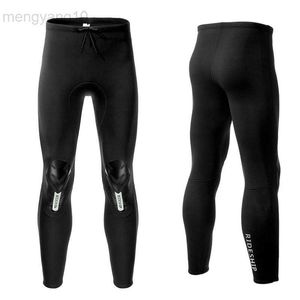 Wetsuits Drysuits 3mm Premium Diving Suit for Men Women Wetwuit Pants Neoprene Swimwear Black Keep Warm Black Surfing Snorkeling HKD230704