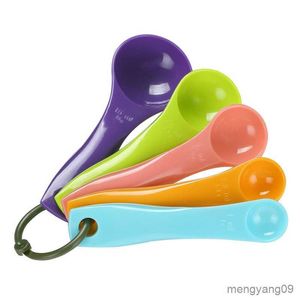 Measuring Tools 5Pcs/Set Kitchen Measuring Spoon Protein Teaspoon Milk Cup Coffee Scale Sugar Scoop Baking Accessories Cooking Tools R230704