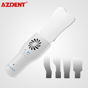 Andere Mundhygiene AZDENT Dental Anti-Beschlag-Spiegel-Set Beschlagfrei Intraorale Fotografie Edelstahlspiegel mit LED-Licht Kieferorthopädische Reflektoren 230704