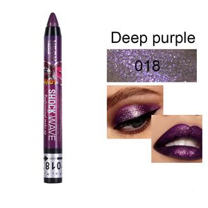 Eye ShadowLiner Combination 24 Colors Eyeshadow Pearlescent Glitter Eye Shadows Pencil Long Lasting Waterproof Eyeliner Lipstick Makeup Maquillaje TSLM1 230703