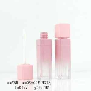 10ml różowy gradientowy błyszczyk do ust, pusta butelka po balsamie, szminka pojemnik na kosmetyki szybka wysyłka F3252 Sbdtd