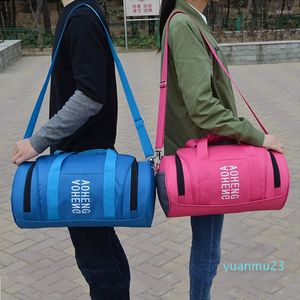 Outdoor Bags Sports Training Fitness Bag Women Men Waterproof Sport Outdoors Gym Luggage Sack Female Shoulder Yoga Pack Shoes