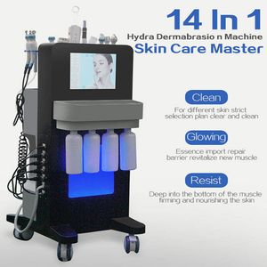 14 i 1 koreansk peelingmaskin Hydra Oxyge Facial Diamond Dermabrasion Machine H2o2 Hydrafacials Machine