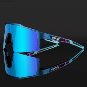 Sunglasses Sunglasses UV400 Sport Eyewear Mountain Bike Cycling Glasses Outdoor Goggles Men MTB 1lens Z230704