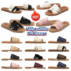 Дизайнерские сандалии женские деревянные плоские мулы Slide Slide Sandal